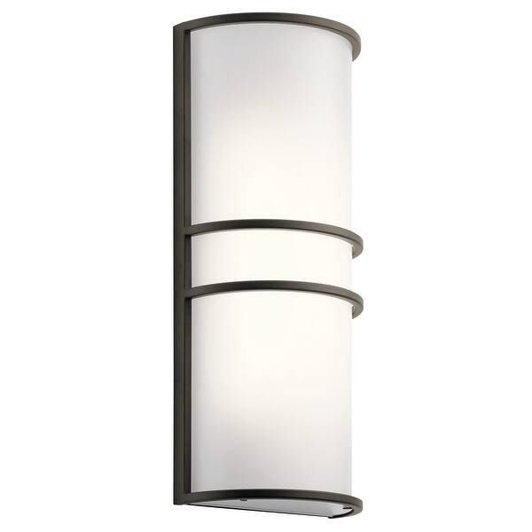 Kichler 16" Tall Integrated LED Wall Sconce ADA Compliant Bed Bath